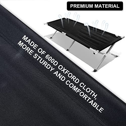 YSSOA Folding Camping Cot with Storage Bag for Adults, Portable Sleeping Bed S454767