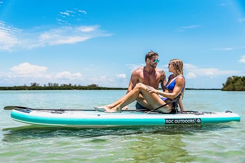 Roc Inflatable Stand Up Paddle Board with Premium Accessories, Wide Non-Slip Deck A34223