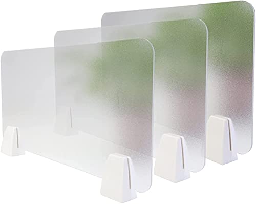 Desk Divider Acoustic Privacy Panel, Clamp-on Cubicle Wall 40x30cm O8577