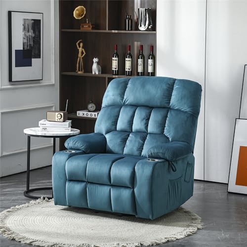 Lift Chair Recliner with Massage and Heat, Heavy Duty for Seniors, Brown V12888