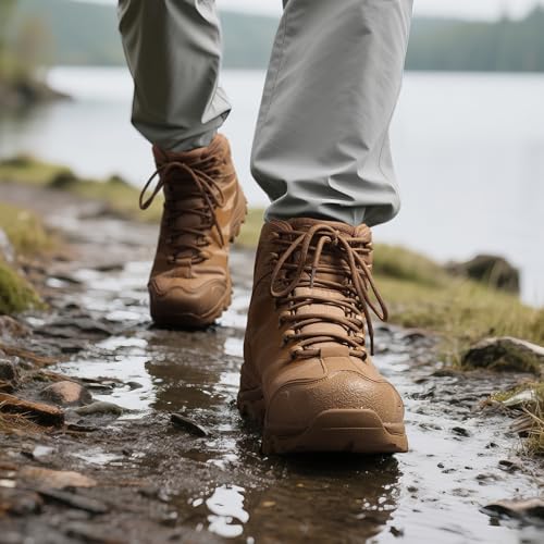 NORTIV 8 Men's Waterproof Ankle High Hiking Boots D984