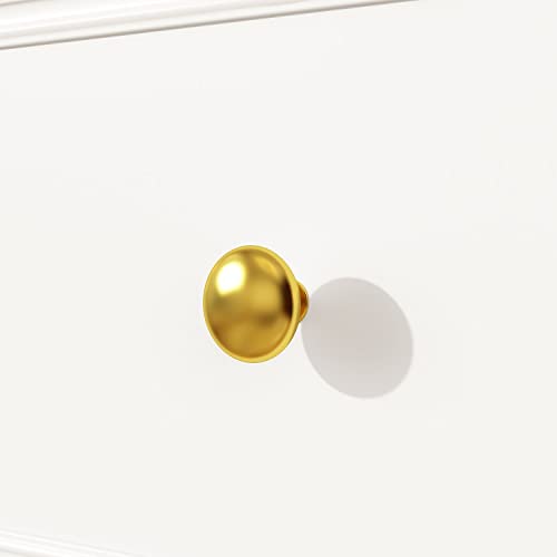 FAMAPY Chest of Drawers White Dresser with Gold Metal Handles & Wooden Legs O6797