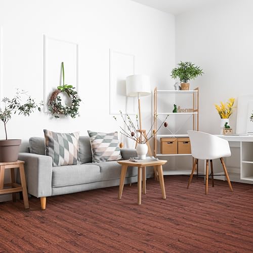 Sorbus Wood Grain EVA Interlocking Floor Mats with Borders J287