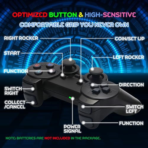 Youngwants Plug & Play Retro Game Console with 20000 Games, 4K HDMI, Dual Controllers X45074