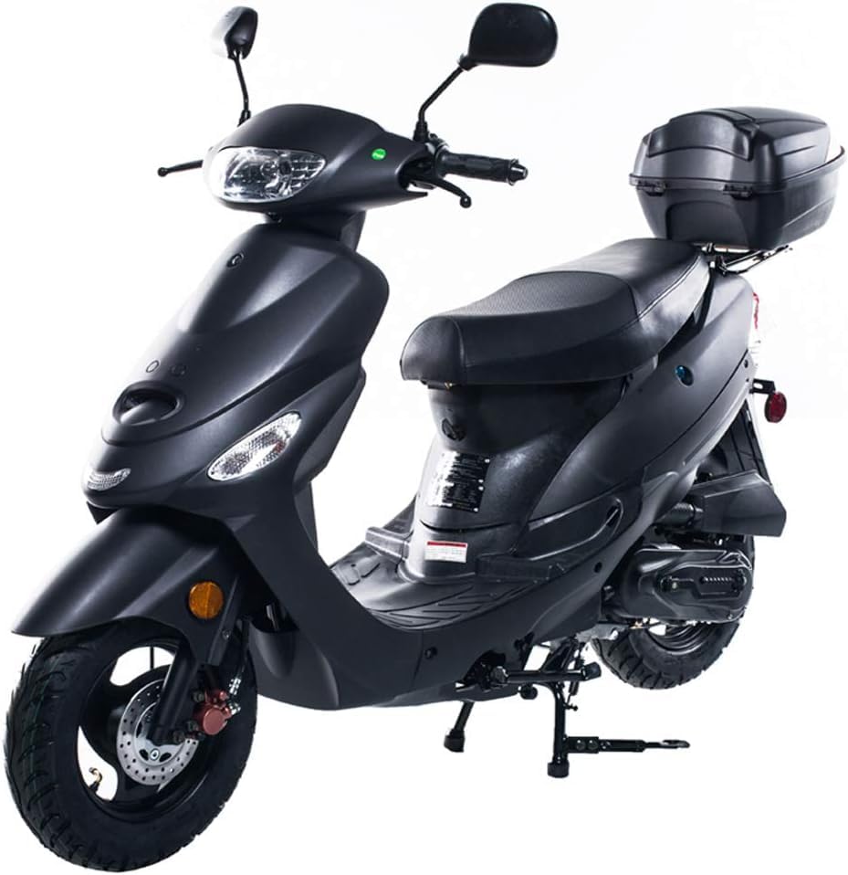 HHH 49cc/50cc Gas Scooter Moped with Matching Trunk M210815
