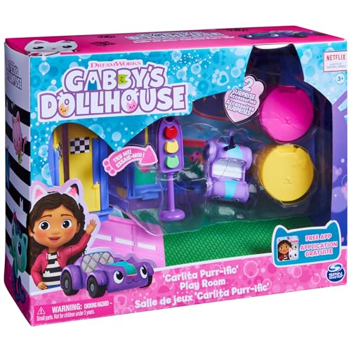 Gabby’s Dollhouse Purrfect Dollhouse with 15 Pieces, Kids Toys for Ages 3 and up Y434538
