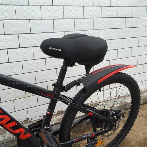 UNISTRENGH Oversized Bike Seat Wide Comfort Saddle for Women & Men X3379