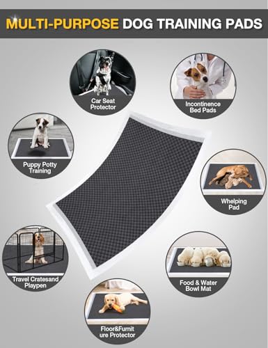 Dono Charcoal Dog Puppy Pads 100 Count, 13" x 18", Odor Control & Leak-Proof C555178