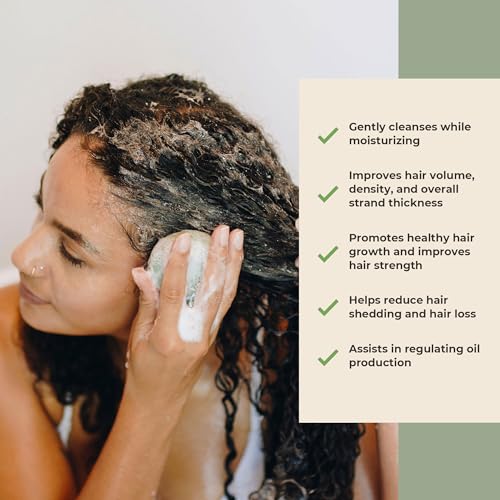 The Earthling Co. Shampoo Bar for Hair Growth & Volume, Vegan, 3 oz X244