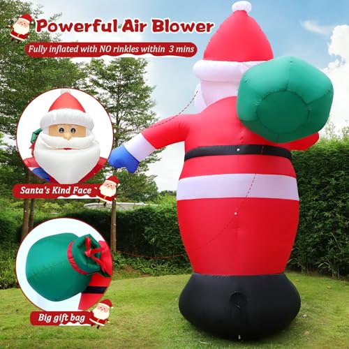FunFanso 14 FT Christmas Inflatable Snowman with LED Light U47374