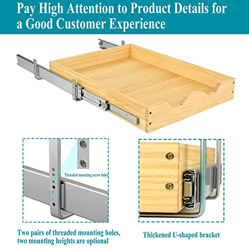 OCG Pull Out Drawers for Cabinets 14"W x 21"D P373425