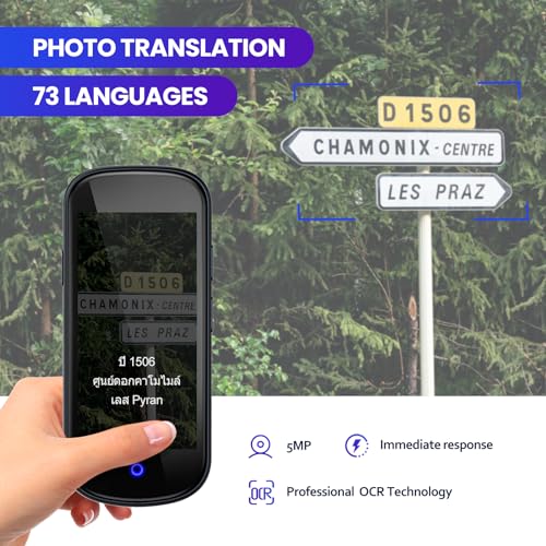Language Translator Device No WiFi Needed 137 Languages Two-Way Instant J4598