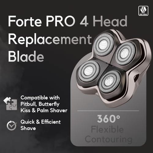 Skull Shaver Forte PRO 4 Head Replacement Blade for Wet & Dry Shaving W655