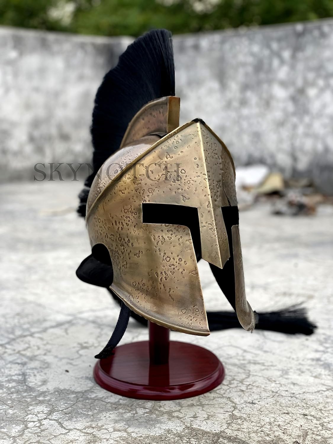 Medieval 300 Spartan Helmet Battle Damage G4133