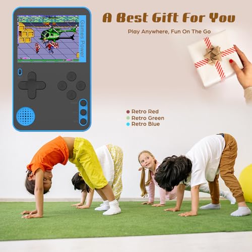 Tiny Retro Handheld Game Console with 500 Built-in Games, 2.4" HD Screen C26367