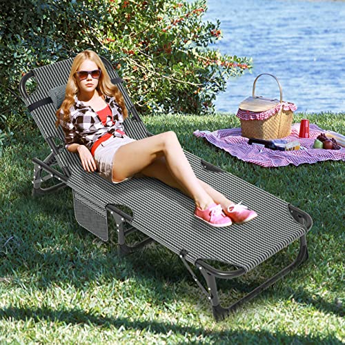 LILYPELLE Folding Camping Cot, Extra Wide Heavy Duty with Carry Bag Z15817