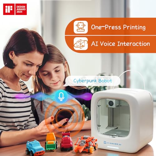 X-Maker Joy 3D Printer for Kids with 8 PLA Filament Set C31108