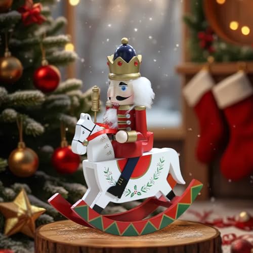 Wooden Nutcracker Soldier Tabletop Christmas Decoration A9504