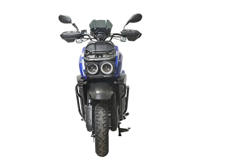 HHH Tank 150 Moped Gas Scooter 150cc Automatic Adult Bike, 12 inch Aluminum Wheels, White H60677