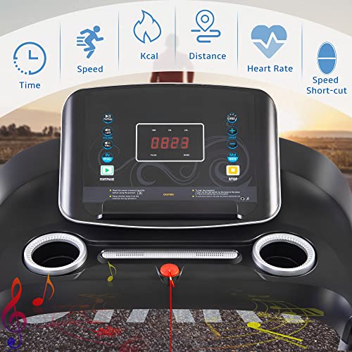 Merax Portable Treadmill for Home, 3.5HP Electric Motorized Running Machine X73119