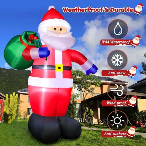 FunFanso 14 FT Christmas Inflatable Snowman with LED Light U47374
