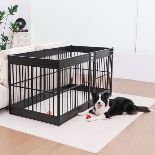 Dog Playpen 31.5" Indoor Heavy Duty Furniture Style Puppy Pen K408