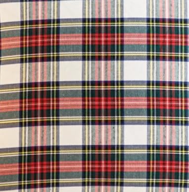 Pack of 2 Christmas Plaid Throw Pillow Covers Green 20x20 Inches U98072