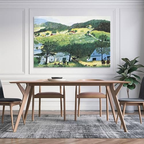 Grandma Moses Neo-Classical Art Primitivism Poster Canvas Wall Art 24x36 B6338