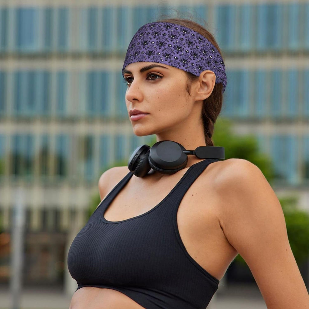 Elastic Exercise Headband for Men & Women Moisture Wicking Athletic Running Gym G98969