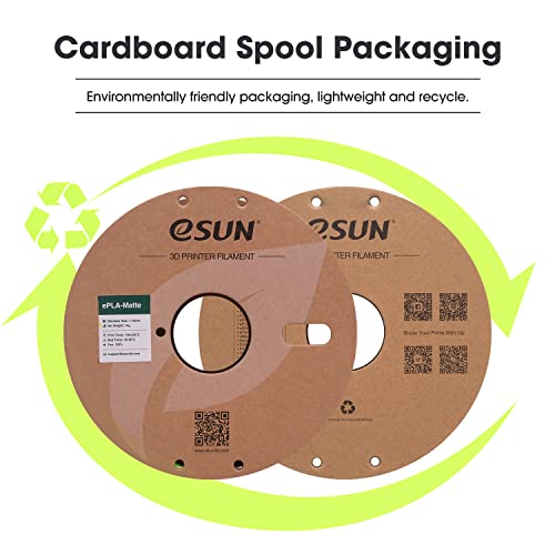 eSUN PLA+ Filament 1.75mm 3D Printer Filament, 1KG Spool, Fire Engine Red Q357
