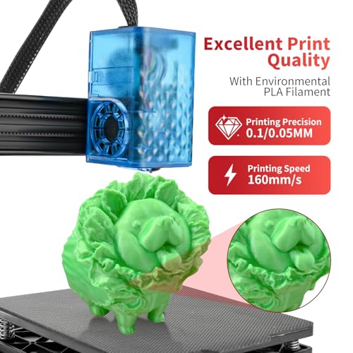Mini 3D Printer for Beginners with 4 Colors PLA Filament, FDM DIY Machine U55530