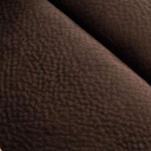 MCombo Triple Motor Power Lift Recliner Chair Sofa with Adjustable Headrest, Fabric, Brown T835565