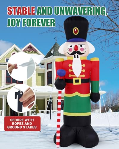 Christmas Inflatable Snowman with Penguin Yard Decoration with LED Lights K4000