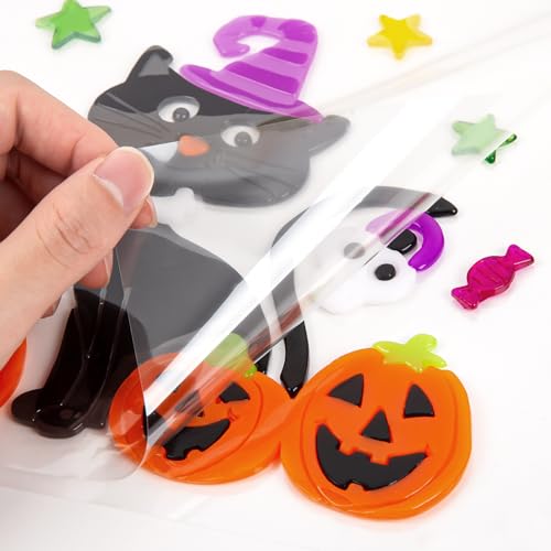 Christmas Window Clings Gel Snowflake Snowman 6-Piece Set F295752