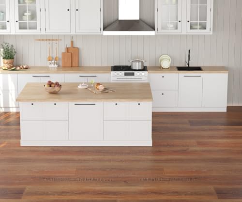Oxdigi Vinyl Flooring Roll 32 sq.ft Natural Oak K971193