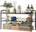 NETEL Under Sink Organizers and Storage, 2 Tier Expandable Under Cabinet Organizer Shelf with 8 Removable Panels,Expandable Shelf for Cupboard,Kitchen,Bathroom,Shoe Storage Rack