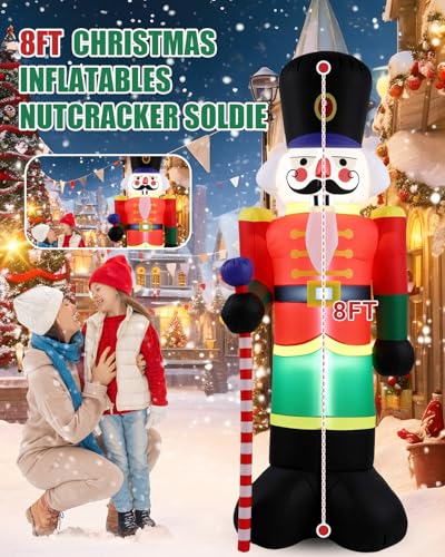 Christmas Inflatable Snowman with Penguin Yard Decoration with LED Lights K4000