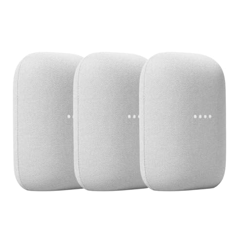 Google Nest Audio 3-Pack Smart Speakers with Bluetooth and Wi-Fi Z853706