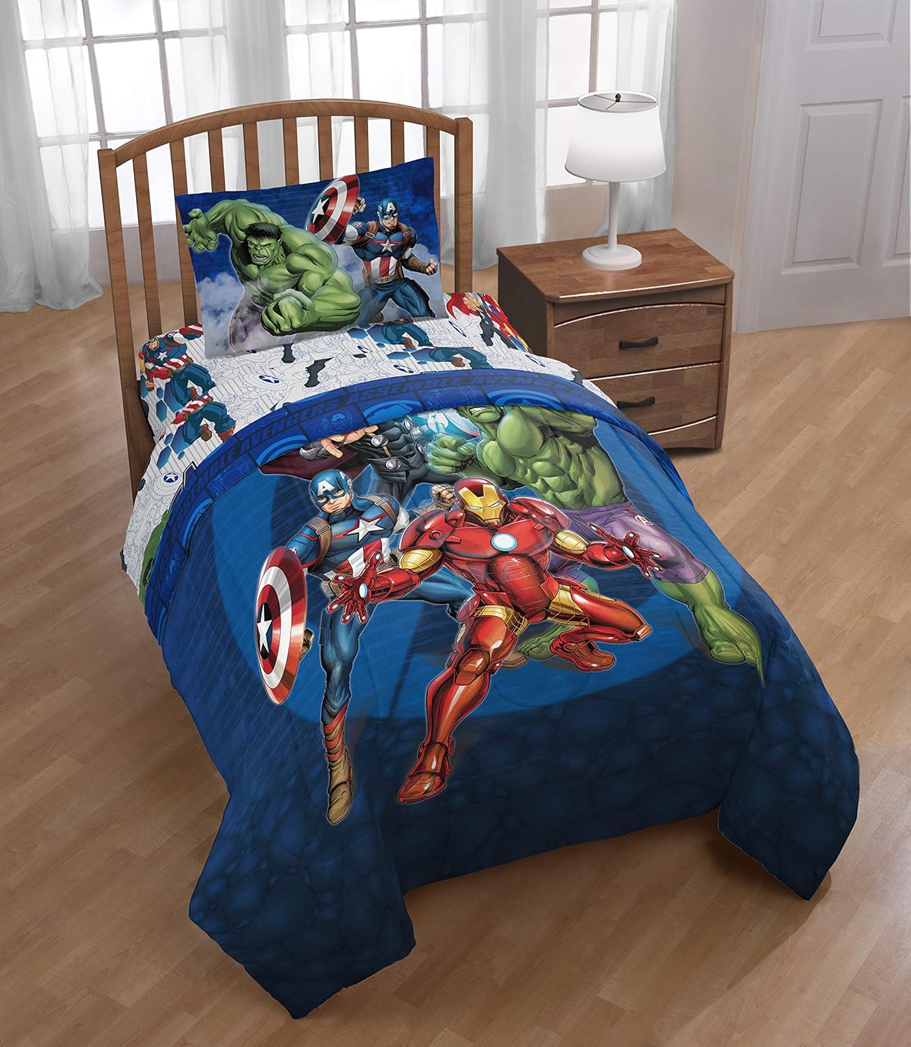 Jay Franco Marvel Avengers Blue Twin Bed Set G43281