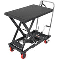 VEVOR Electric Lift Table 330 lbs Capacity, Height Adjustable, Black Y3219
