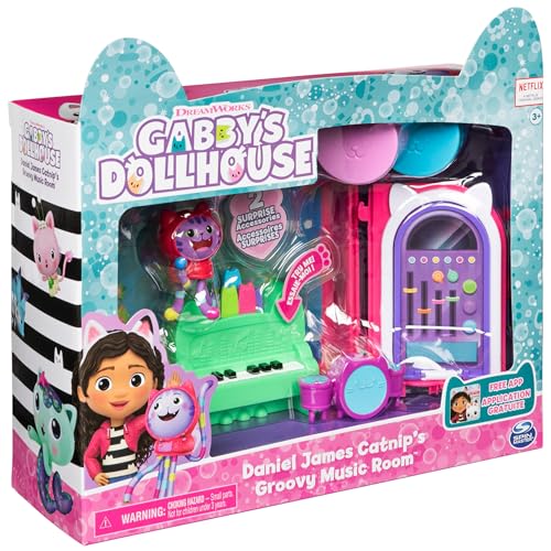 Gabby’s Dollhouse Purrfect Dollhouse with 15 Pieces, Kids Toys for Ages 3 and up Y434538