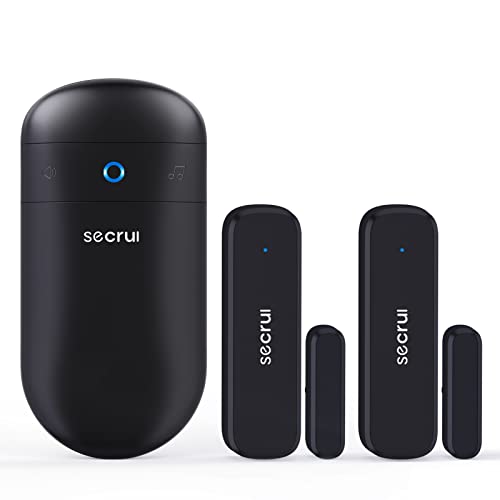 Door Chime, Door Sensor Chime for Door Opens – Door Ringer with 500ft Operating Range 52 Chime Adjustable Volume Mute Mode LED Indicators –Entry Alert Chime for Business/Home