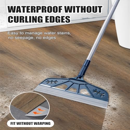 Luxury Wood Grain Peel and Stick Vinyl Flooring Roll 17.72" x 118" Grey R228