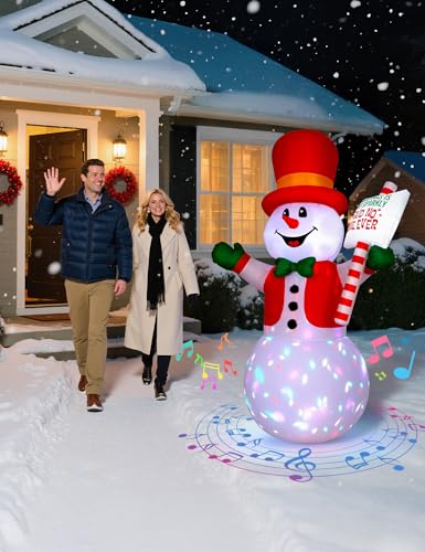 8FT LED-lit Inflatable Santa Claus Outdoor Christmas Decoration O93080
