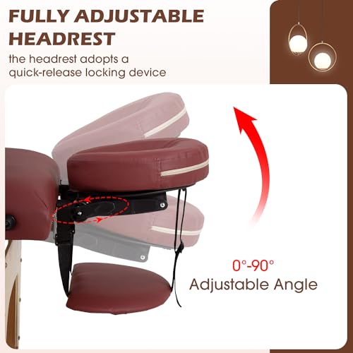 PayLessHere Massage Bed Portable Folding Spa Table with Non-Woven Bag P611882