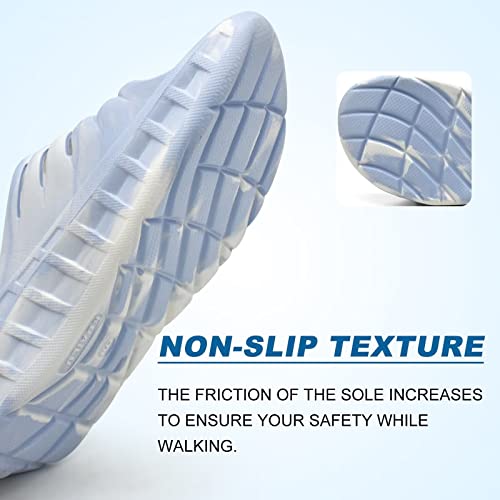 KuaiLu Men's Recovery Sandals Orthotic Cushion Open Toe Sport Slides D332788