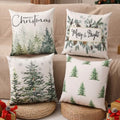Christmas Pillow Covers 18x18 Set of 4, Double-Sided Print G493315