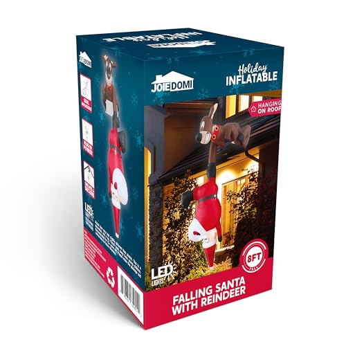 Joiedomi 8 FT Hanging Christmas Inflatables Decoration with LED Z259951