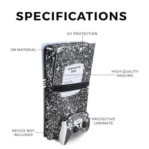 MightySkins Carbon Fiber Gaming Skin for PS5 Digital Edition Disc Drive - Black Camo S1804