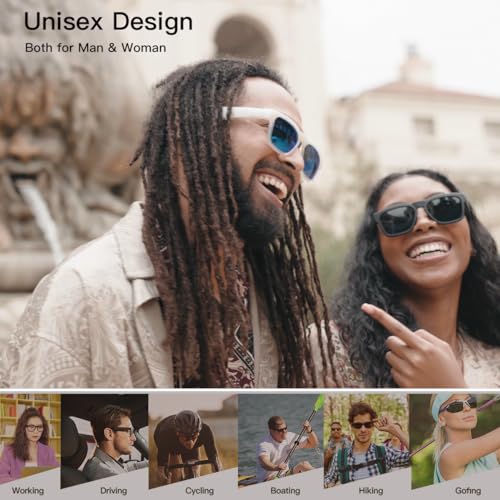 OhO Smart Glasses Polarized Sunglasses with Bluetooth Speaker M7097